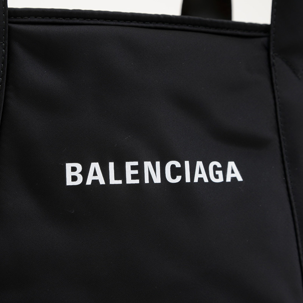 Balenciaga Navy Cabas Tote Bag in Black Nylon, Size Small, 339933 - Picture 4 of 7
